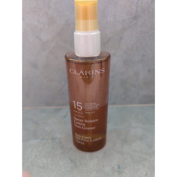 Clarins Paris Sun Care Oil Spray UBV 30 Body & Hair 5 oz